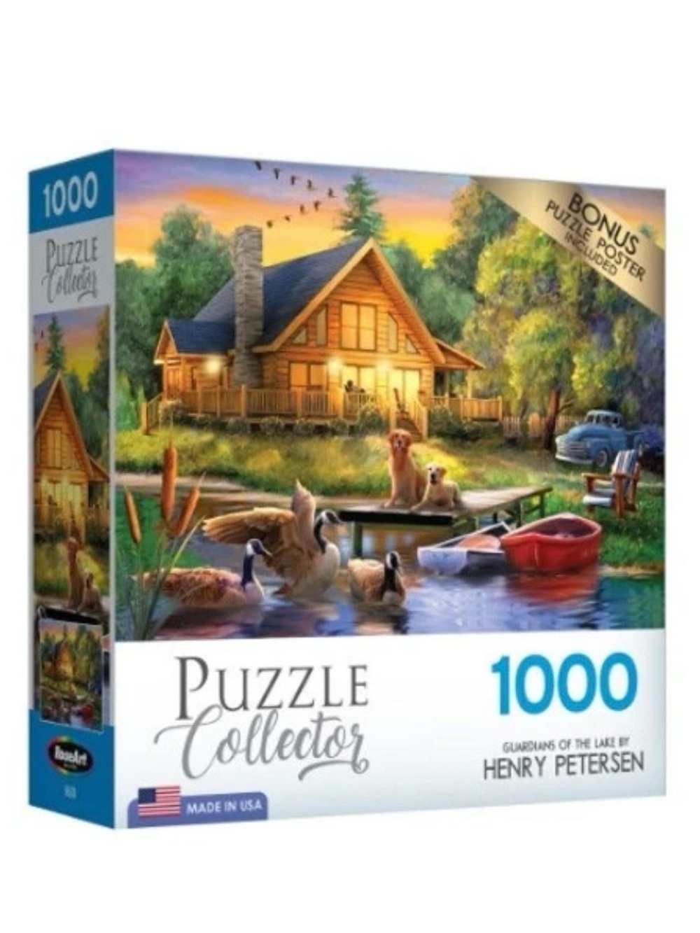 RoseArt "Guardians of the Lake" 1000 piece Puzzle